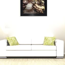 Chaque Decor Black & Off White Abstract Wooden Wall Art-image-58