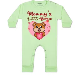 Arvesa Kids-Unisex Green Cotton Rompers-picture-14