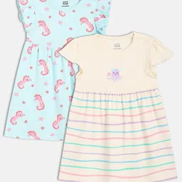 MINI KLUB Print Flutter Sleeve A-Line Dress-picture-30