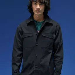 VEIRDO Men Open Front Jacket image 3