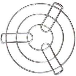 Hot Pot stand for Kitchen | steel cooker stand | Dining table steel stand Kitchen Cooking Pot Steaming Tray Stand Stainless Steel Trivet-20