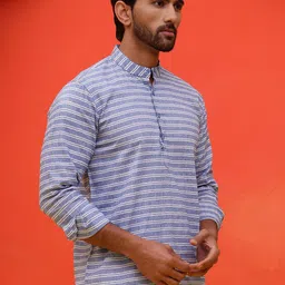 Anouk Rustic Men Striped Kurta-21