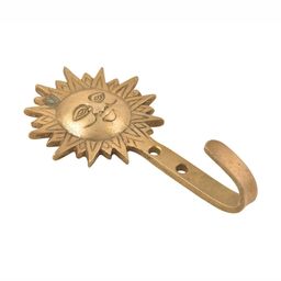 IndianShelf Gold-TonedBrass Sun Wall Hangings Key Hooks-image-50
