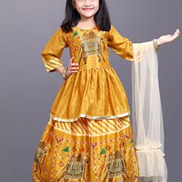 satyamfab Girls Printed Gotta Patti Ready to Wear Lehenga & Choli With Dupatta-picture-24