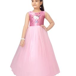 BAESD Embellished Net Maxi Dress-image-76
