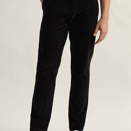 Iconic Men Cotton Mid-Rise Slim Fit Trousers-image-40