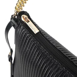 Fastrack Textured PU Bucket Shoulder Bag with Fringed image 5