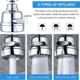 supvox Faucet Filter Multi Use Versatile Durable ABS Design Faucet Function Diverter image 4