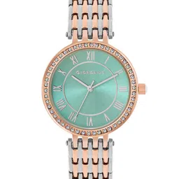 GIORDANO Women Patterned Dial & Stainless Steel Bracelet Style Straps Analogue Watch A2083-22C-picture-1
