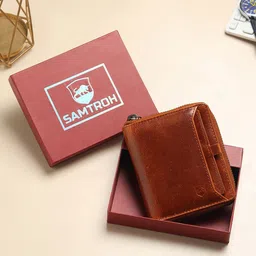 SAMTROH Men Leather Zip Around Wallet-image-38