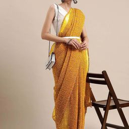 DIVASTRI Bandhani Printed Saree-image-6