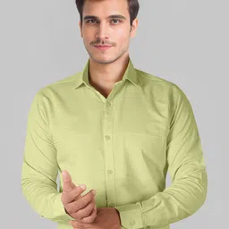Jb Just BLACK Men Classic Spread Collar Solid Cotton Formal Shirt-image-87