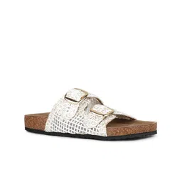 Inc 5 Women Woven Design Open Toe Flats-image-30