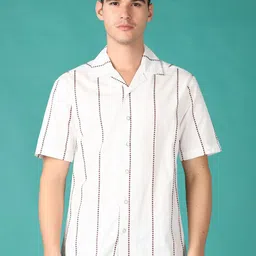 V-Mart Men Slim Fit Opaque Casual Shirt-image-15