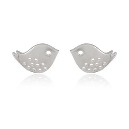 Nemichand Jewels 925 Sterling Silver Plated Studs-44