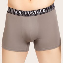 Aeropostale Mid-Rise Anti-Bacterial Finish Short Trunk LJSTRK01-SGRY-10