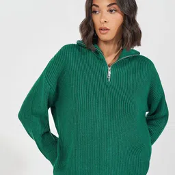 Styli Women Self Design Pullover Sweaters-image-77