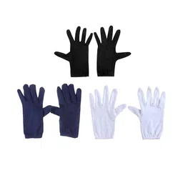 Aadikart Unisex Riding Half Hand Gloves - Set Of 3-image-15