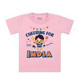 Arvesa Kids Typography Printed Applique T-shirt-picture-24
