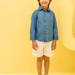 FOREVER FRIDAY Boys Spread Collar Micro Ditsy Printed Cotton Casual Shirt-picture-6