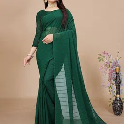 K 5 Fashion Striped Pure Chiffon Saree-picture-51