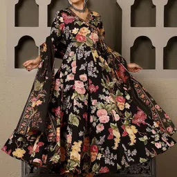 GULMOHAR JAIPUR Women Printed Regular Pure Cotton Kurta with Palazzos & With Dupatta-picture-17