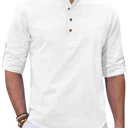 Fifth U Men White Kurta-image-72