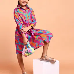 HERE&NOW Print A-Line Dress-picture-53