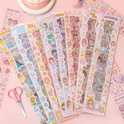 40 cm Decorative Cartoon Theme Kawaii Stickers Removable Sticker-image-6