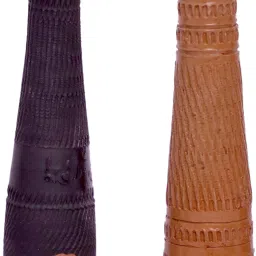 Handmade Hookah Chillum With Two Gitti Free Terracotta Outside Fitting Hookah Mouth Tip-image-86