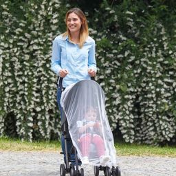 Chicco Mosquito Net For Stroller White (Stroller not Included) image 2