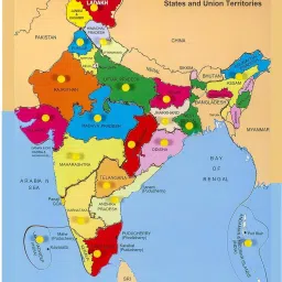 Indian Map /Board Game/Educational/Learning Game for Kids Accessories-28