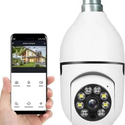 Clickwise WiFi Bulb Camera 1080p with 360° View | Wireless Smart IP CCTV Camera Security Camera-34