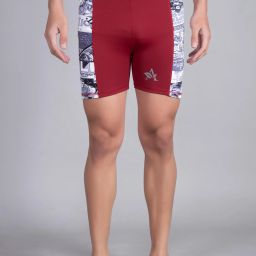 Swimming Shorts Men Printed Men Swim Bottom Multicolor Swimsuit-image-77