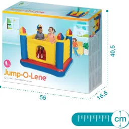 INTEX Inflatable Jump-O-Lene Ball Pit Castle Bouncer With Pump Inflatable Hoppers & Bouncer-8