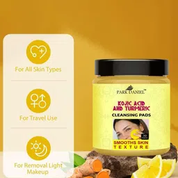 Park Daniel Set Of 3 Kojic Acid & Turmeric Tan Removal Cleansing Pads - 50 Pulls Each image 2