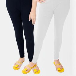 Tik Tok WEARS Girls Black Churidar Length Leggings-picture-17