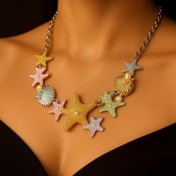ISHTAARA Geometric Statement Necklace-image-51