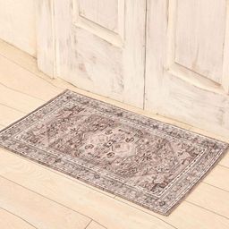 Ariana Light Grey Printed Cotton Anti-Skid Doormats-picture-7