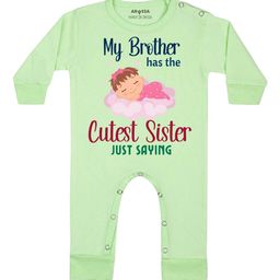 Arvesa Cutest Sister Printed Bodysuit-image-49