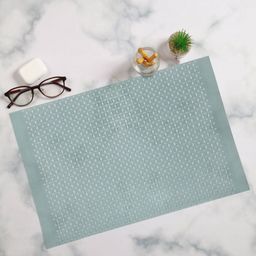 OBSESSIONS 6-Pcs Teal-Green Heat-Resistant Rectangle Table Placemats-image-10