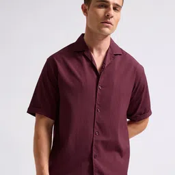 MISCHIEF MONKEY Men Classic Casual Oversized Shirt-image-48