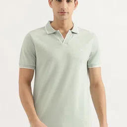United Colors of Benetton Men Solid Polo Collar Cotton T-shirt-picture-39