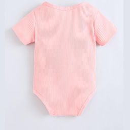 Hopscotch Girls Peach Cotton Blend Printed Clothing Set-picture-18