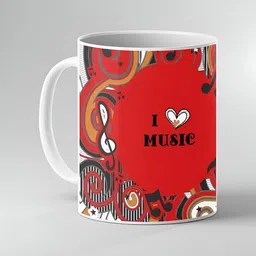Keviv Multicoloured Text or Slogans Printed Ceramic Glossy Mugs Set of Cups and Mugs-image-80