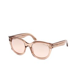 Tom Ford Women Brown Lens & Brown Oval Sunglasses with-picture-6