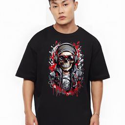 KAIDO Men Drop-Shoulder Sleeves T-shirt-image-64