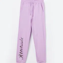 Fame Forever by Lifestyle Girls Printed Cotton Joggers-image-97