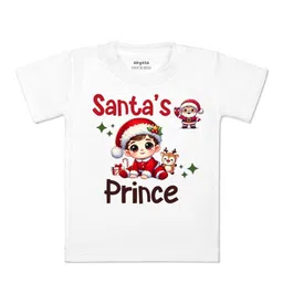 Arvesa Kids Typography Printed Applique T-shirt-picture-49