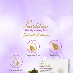 Pearldew Set Of 2 Pearldew Skin Lightening Soap - 75 g Each image 2